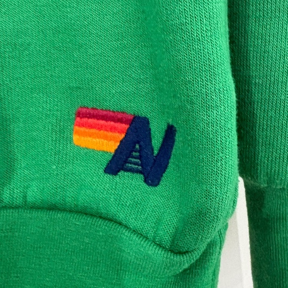 Aviator Nation Smiley Crew Sweatshirt in Kelly Green - Picture 7 of 9